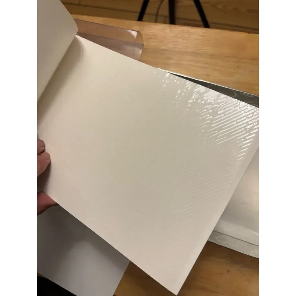 Hortense B. Hewitt brand white real leather wedding photo album scrapbook
